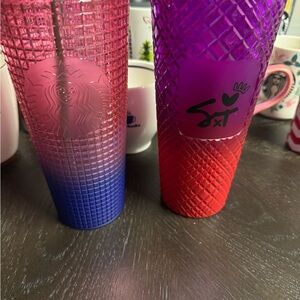 Starbucks Purple and Pink Tumbler